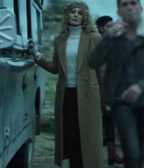 Esther Acebo Money Heist Double Breasted Coat - Image 2