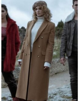 Esther Acebo Money Heist Double Breasted Coat