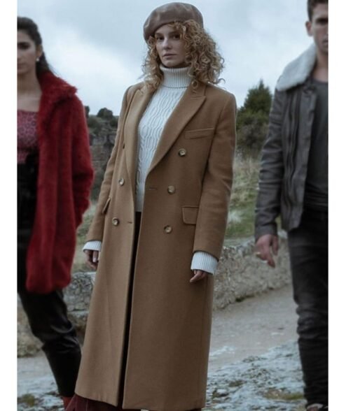 Esther Acebo Money Heist Double Breasted Coat