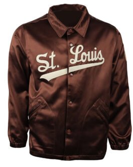 St. Louis Browns 1952 Brown Satin Windbreaker