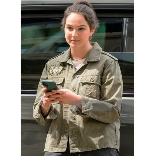Gabriella Baldacchino Disenchanted Green Cotton Jacket - Image 2
