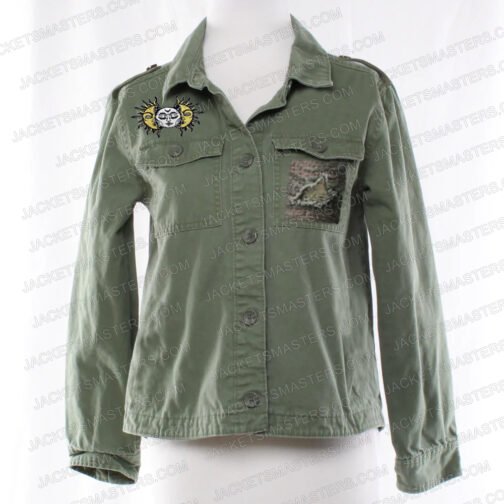 Gabriella Baldacchino Disenchanted Green Cotton Jacket - Image 3