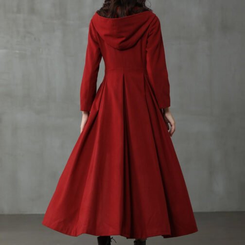 My Fair Lady Hooded Wool Coat - Image 2
