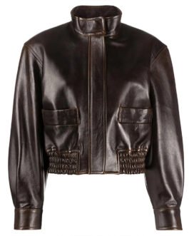 Kennedy Mcmann Nancy Drew Aviator Leather Jacket