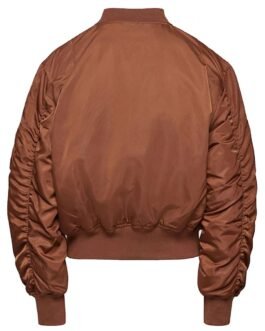Nancy Drew S03 Leah Lewis Bomber Brown Jacket