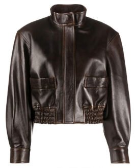 Nancy Drew Kennedy Mcmann Leather Bomber Jacket