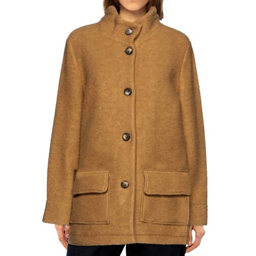 Stranger Things Season 3 Natalia Dyer Brown Coat