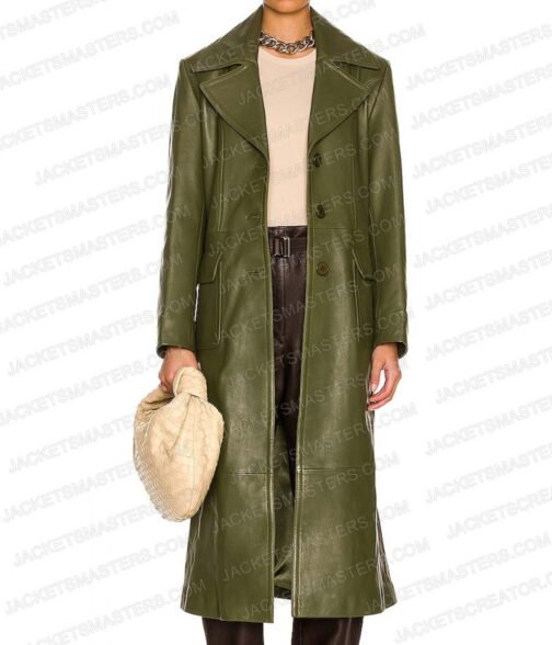 Ramona Young Never Have I Ever Green Coat - Image 4