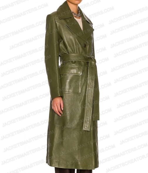 Ramona Young Never Have I Ever Green Coat - Image 5