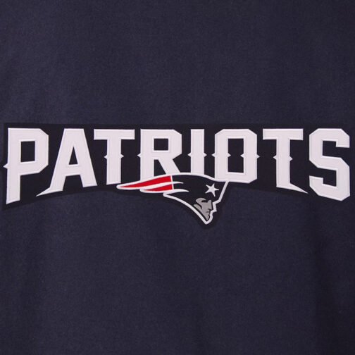Varsity New England Patriots Navy Blue Wool Jacket - Image 6