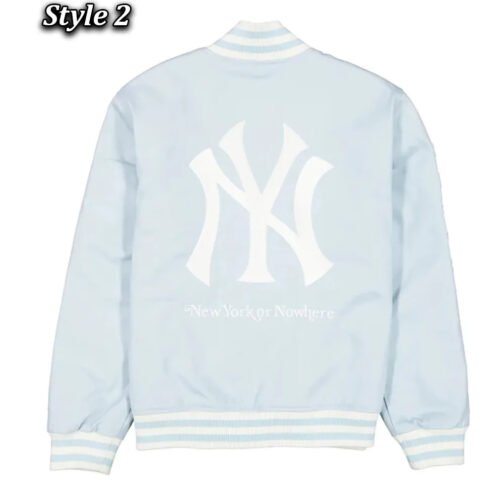 New York Or Nowhere White Cotton Jacket - Image 4
