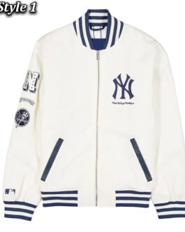 New York Or Nowhere White Cotton Jacket