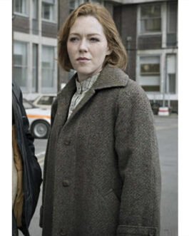 The Gold Charlotte Spencer Gray Wool Coat