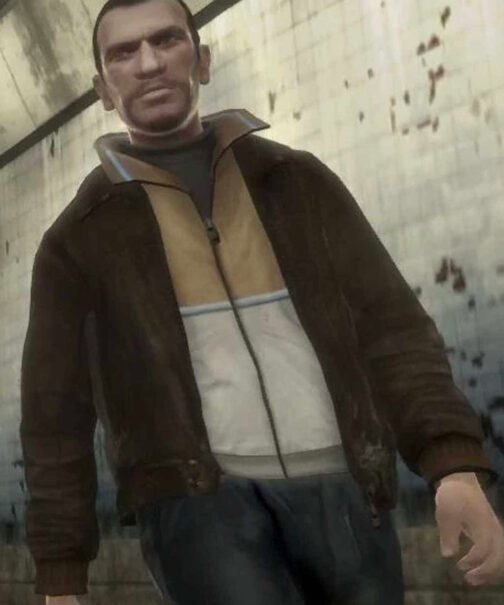Niko Bellic GTA IV Leather Jacket - Image 6