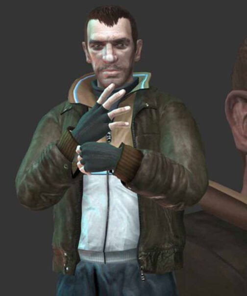 Niko Bellic GTA IV Leather Jacket - Image 5
