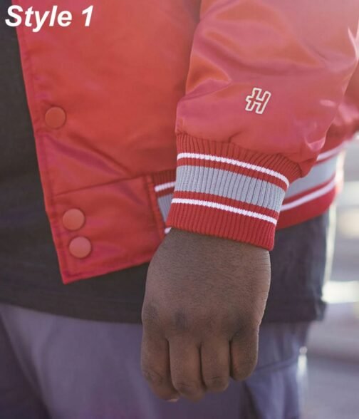 Gameday Ohio State Buckeyes Red Satin Jacket - Image 8
