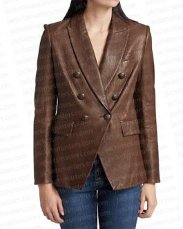 Law & Order Svu Mariska Hargitay Leather Jacket