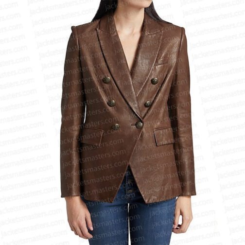 Law & Order Svu Mariska Hargitay Leather Jacket