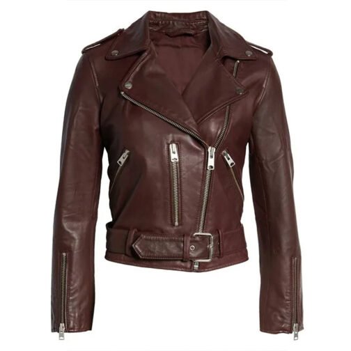 Single Drunk Female Rebecca Henderson Leather Jacket