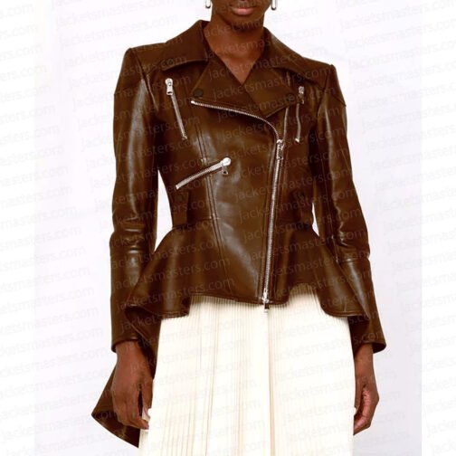 Gotham Knights Olivia Rose Keegan Leather Jacket - Image 11