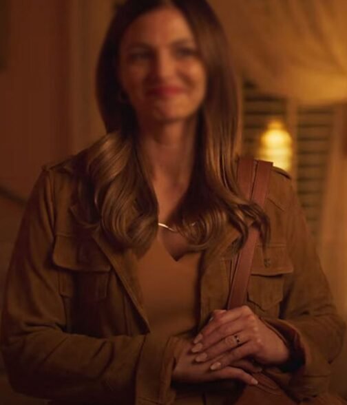 Our Take on Love Isabella Brown Suede Leather Jacket - Image 5