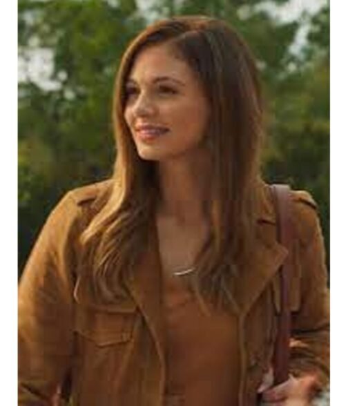 Our Take on Love Isabella Brown Suede Leather Jacket - Image 2