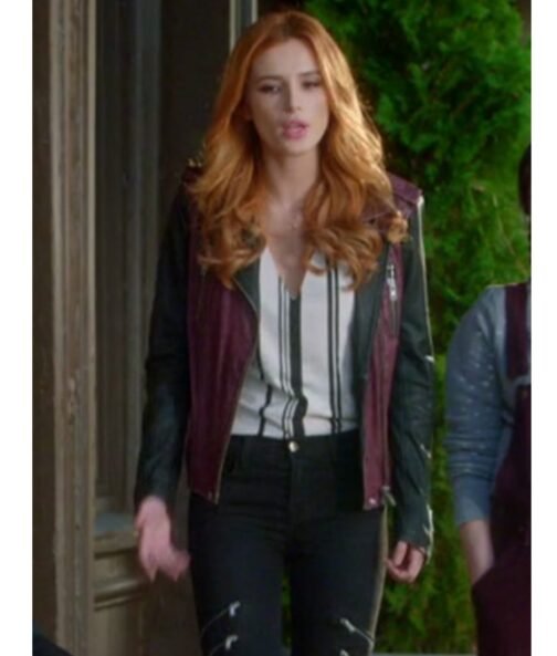 Famous in Love Bella Thorne Leather Jacket - Image 5