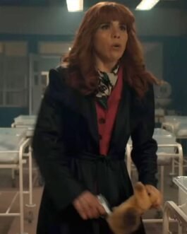 Pennyworth S03 Paloma Faith Black Leather Coat
