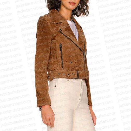 Better Things S05 Pamela Adlon Suede Jacket - Image 5