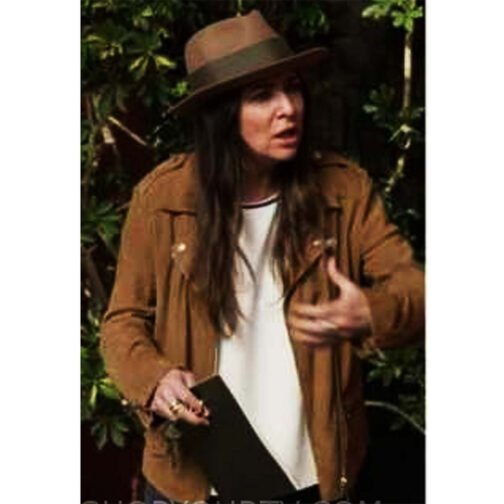Better Things S05 Pamela Adlon Suede Jacket - Image 9