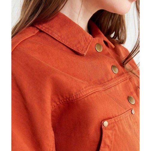 Pauline Chalamet The Sex Lives of College Girls Cropped Jacket - Image 5