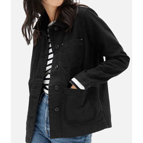 The Sex Lives of College Girls Pauline Chalamet Black Jacket - Image 5