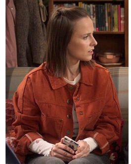 Pauline Chalamet The Sex Lives of College Girls Cropped Jacket