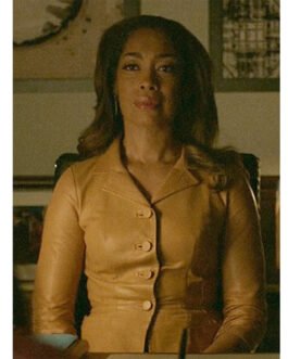 Pearson Gina Torres Brown Leather Jacket