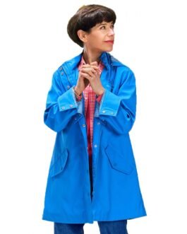 Sally Hawkins The Lost King Blue Coat