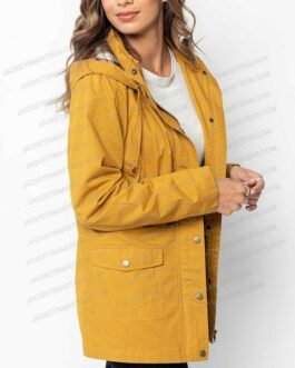 The Lost King Sally Hawkins Yellow Cotton Jacket