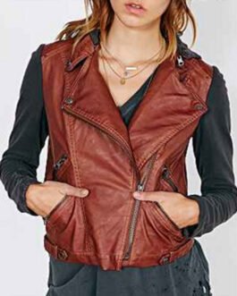 CSI Cyber Hayley Kiyoko Leather Vest