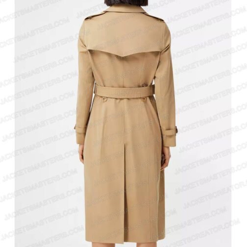 Wecrashed Rebekah Neumann Brown Trench Coat - Image 3
