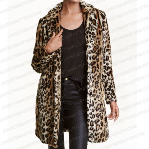 Wecrashed Rebekah Neumann Leopard Fur Coat - Image 4