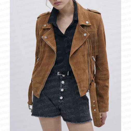 Resident Alien Alice Wetterlund Suede Jacket - Image 4