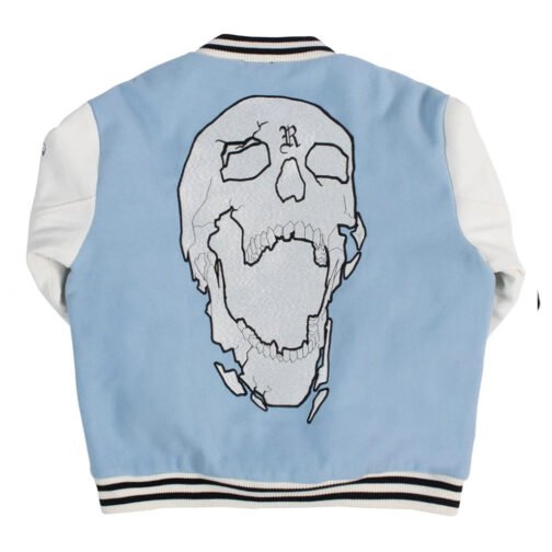 Revenge Autumn Skeleton Varsity Jacket - Image 8