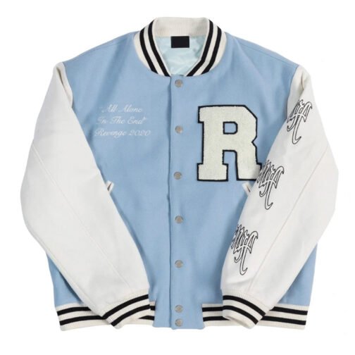 Revenge Autumn Skeleton Varsity Jacket - Image 4