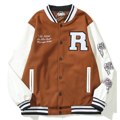 Revenge Autumn Skeleton Varsity Jacket - Image 2