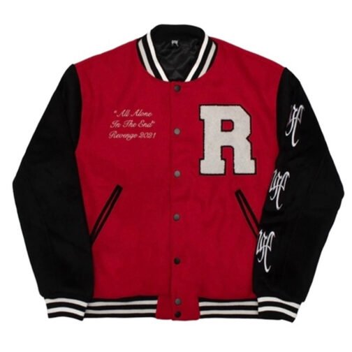 Revenge Autumn Skeleton Varsity Jacket - Image 3