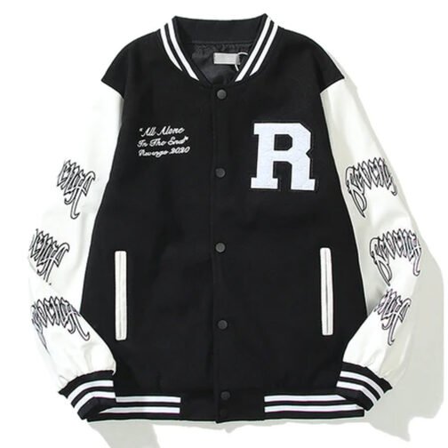 Revenge Autumn Skeleton Varsity Jacket