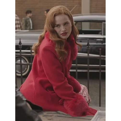 Riverdale Season 7 Madelaine Petsch Red Coat - Image 5