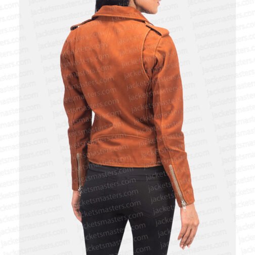 Riverdale Season 6 Erinn Westbrook Brown Suede Jacket - Image 4