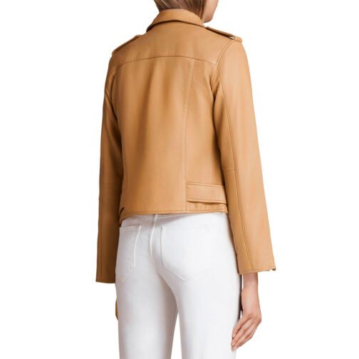 FBI Most Wanted Roxy Sternberg Tan Leather Jacket - Image 3