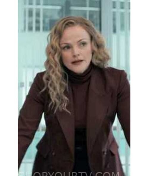 Rules of The Game Maxine Peake Brown Blazer - Image 2