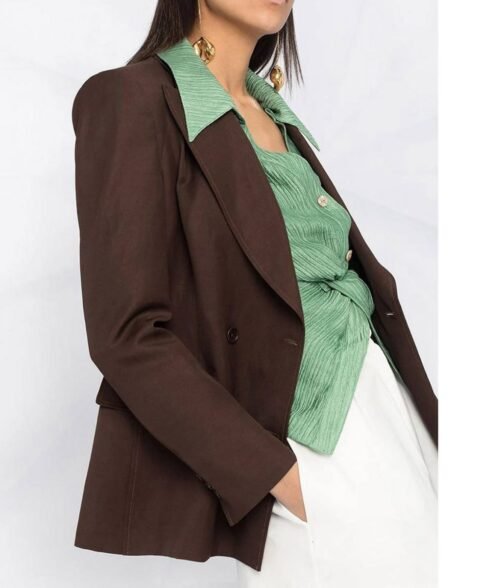 Rules of The Game Maxine Peake Brown Blazer - Image 6